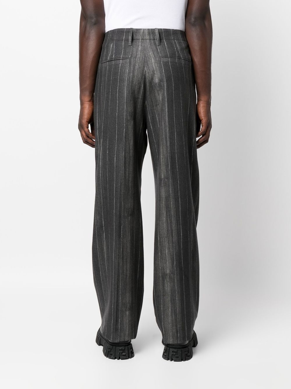 striped tailored trousers - 4