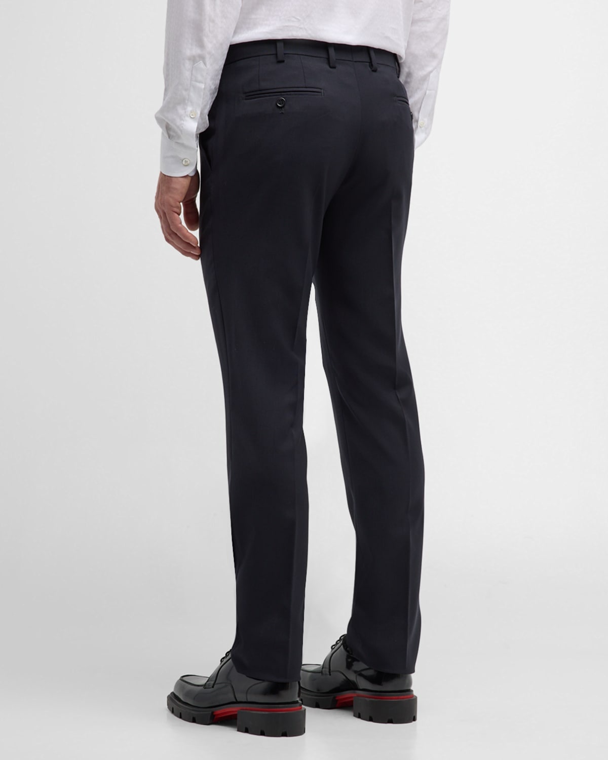 Men's G-Line Flat Front Trousers - 4