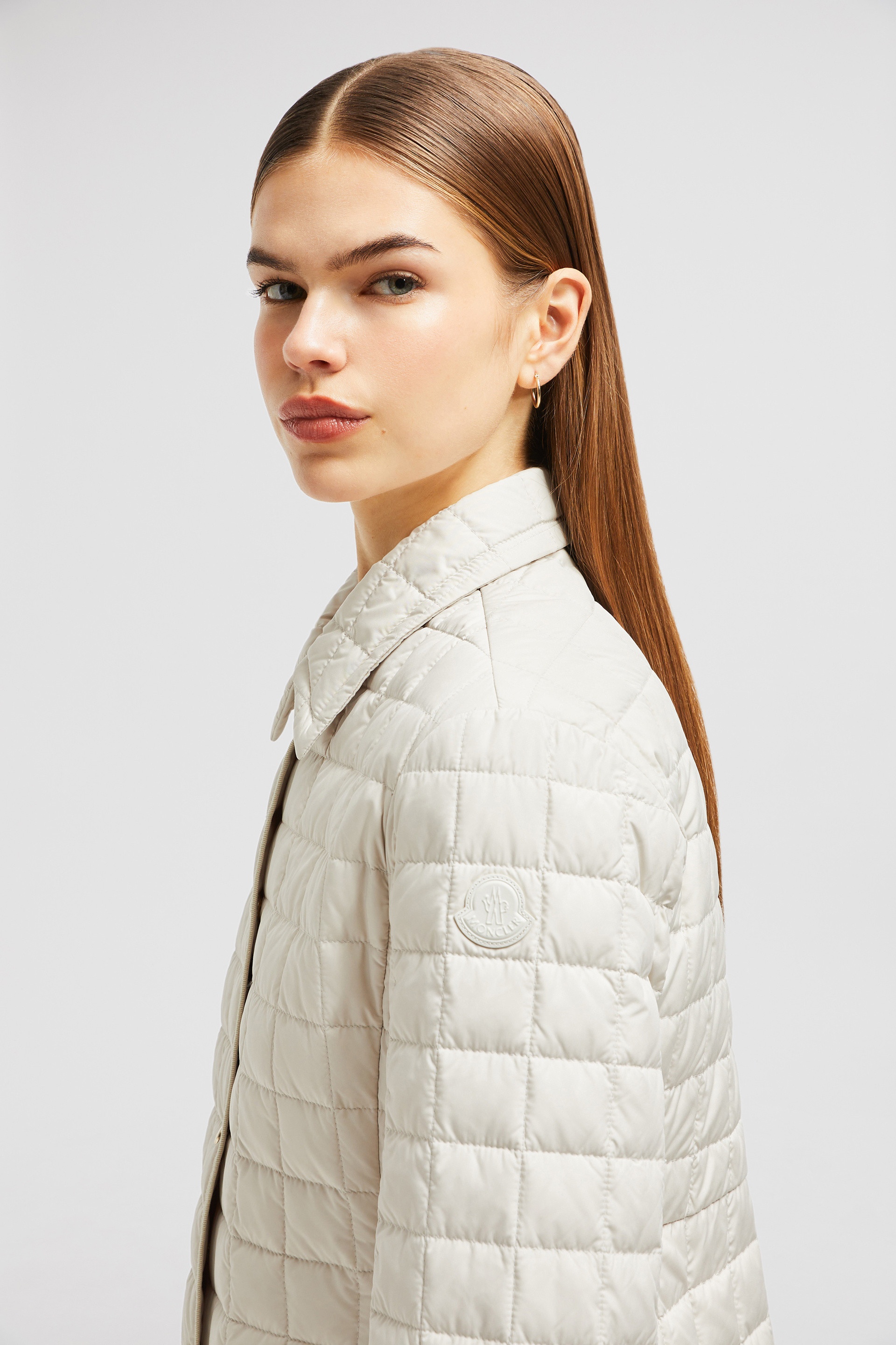 Epinal Square-Quilted Down Shirt Jacket - 4