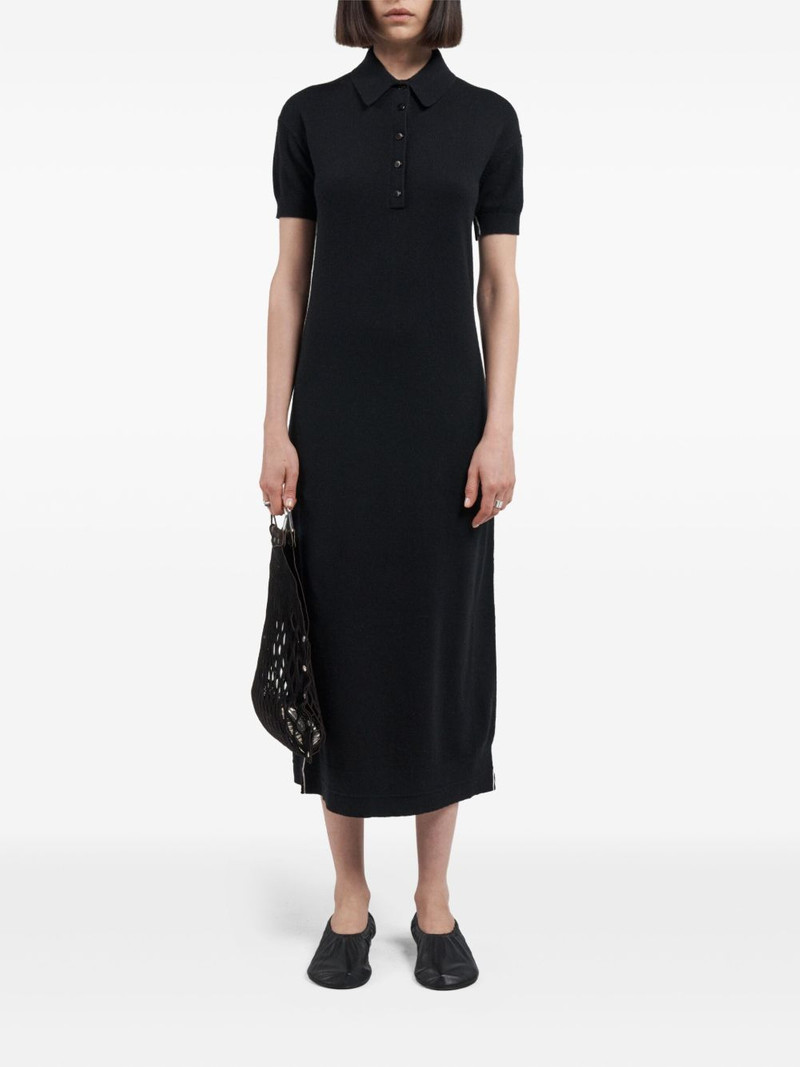 polo-collar midi dress 1