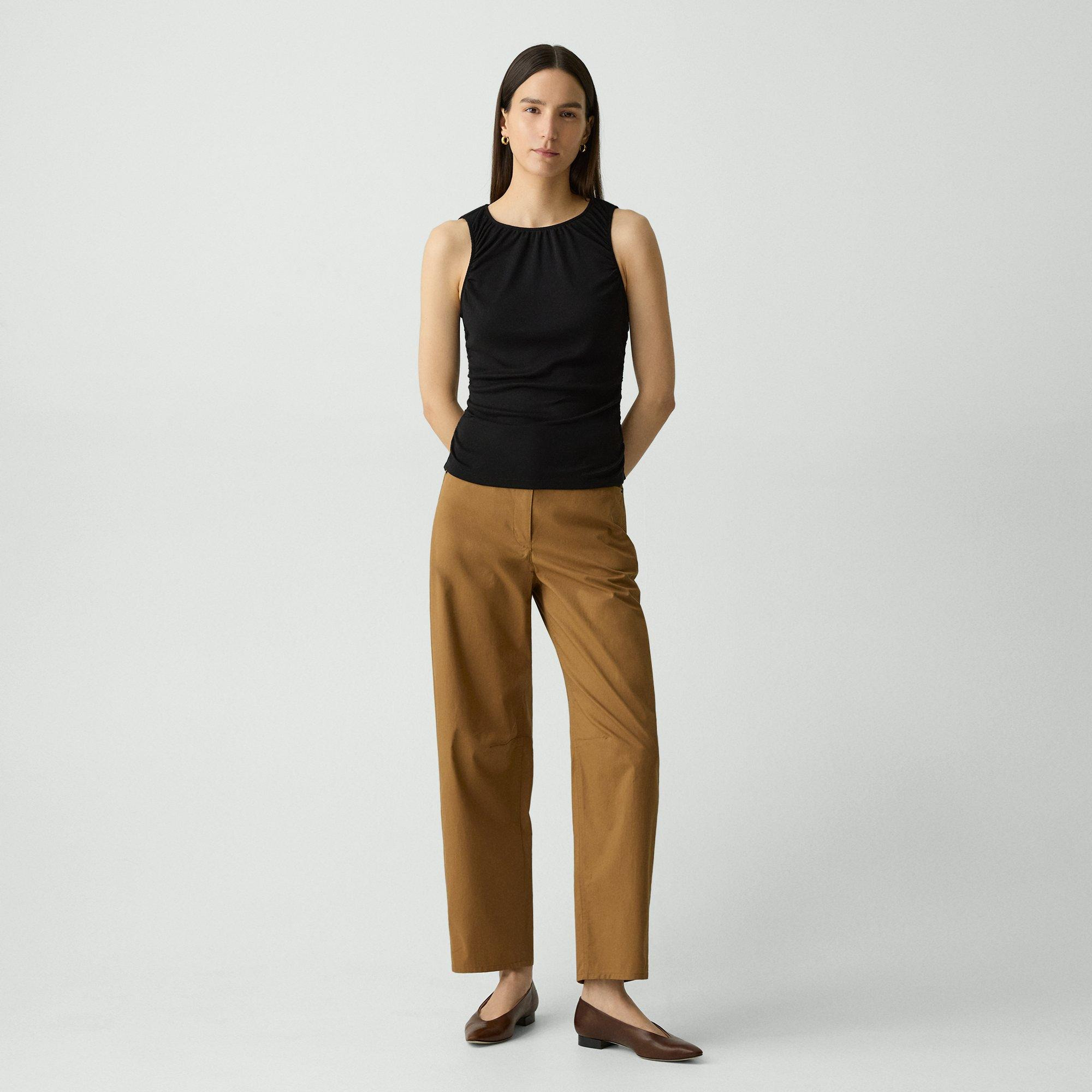 Shirred Top in Soft Rib - 6