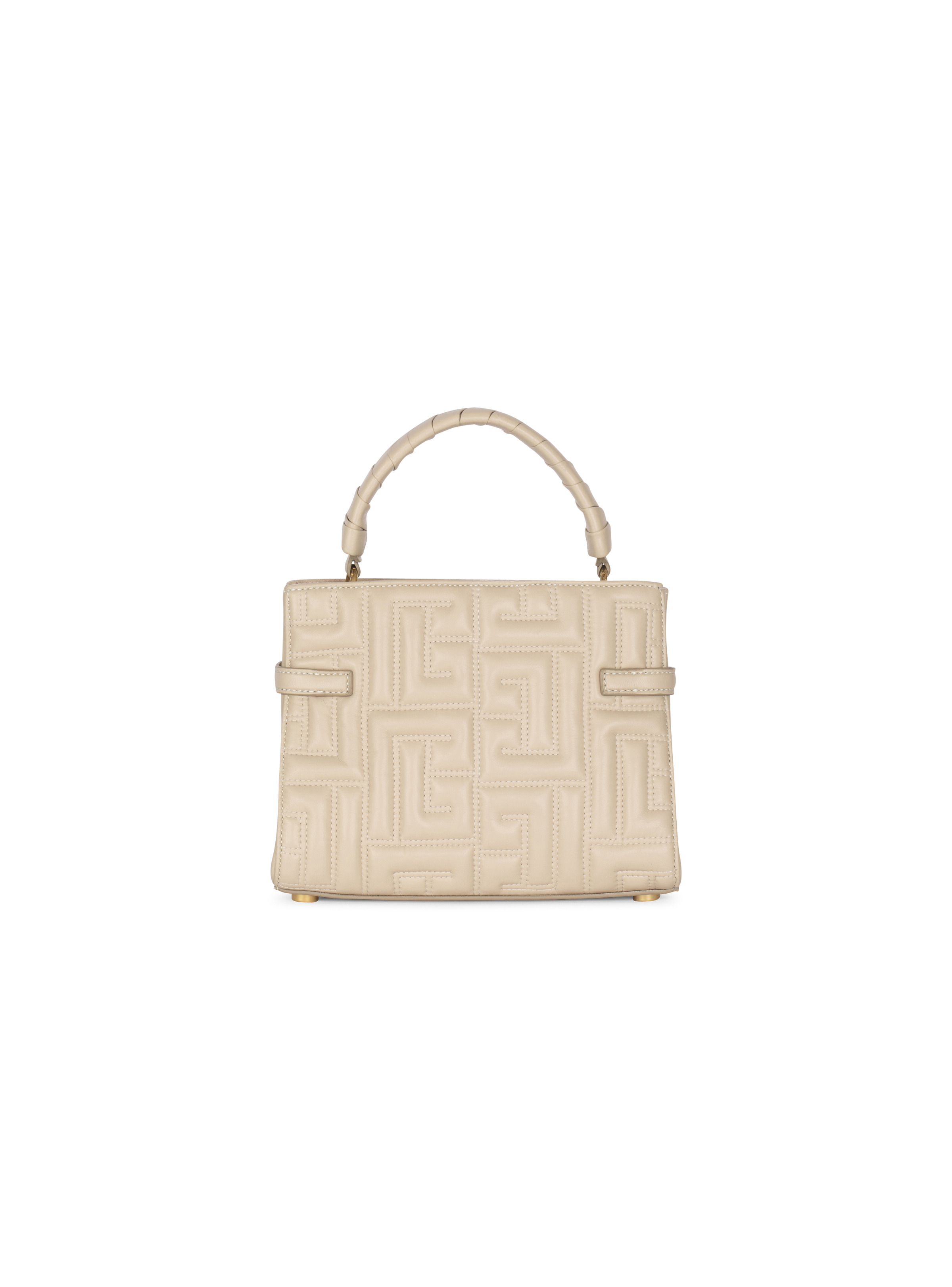 B-Buzz 22 Top Handle bag in monogram quilted leather - 4
