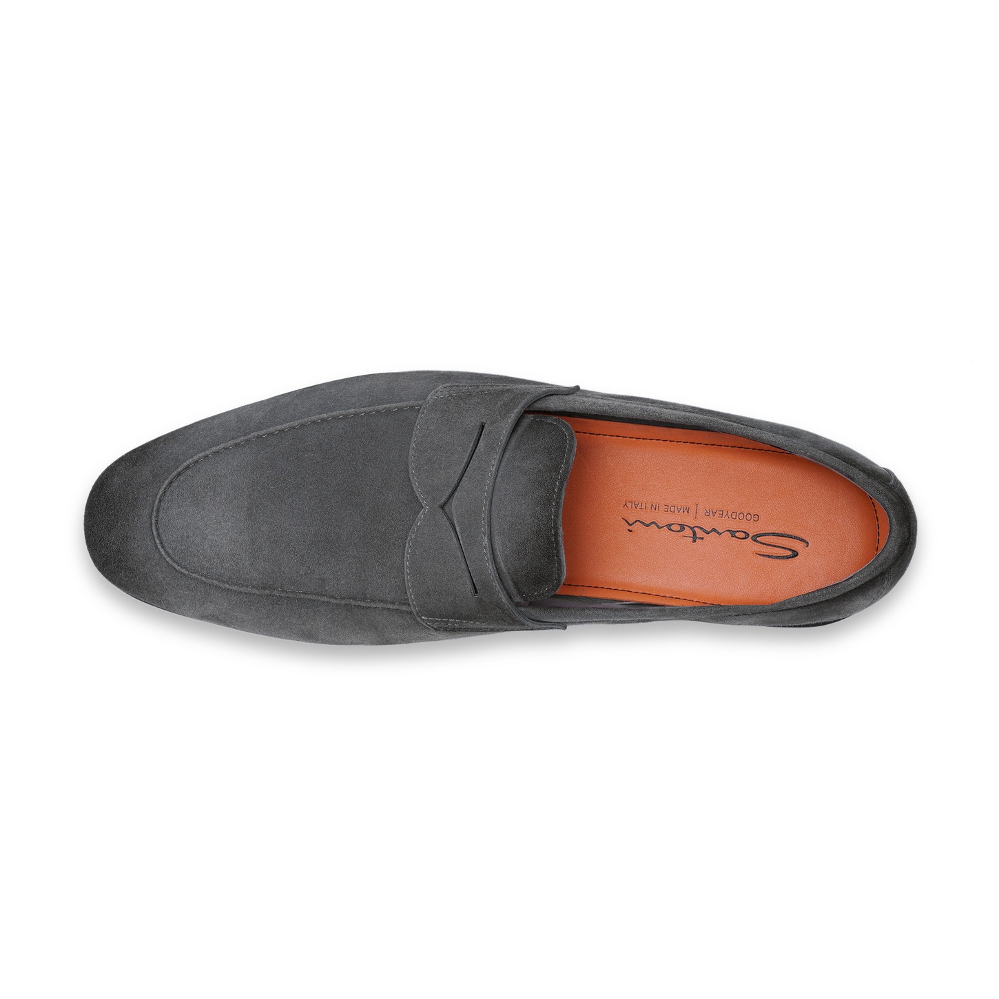 Men's grey suede Carlo loafer - 5