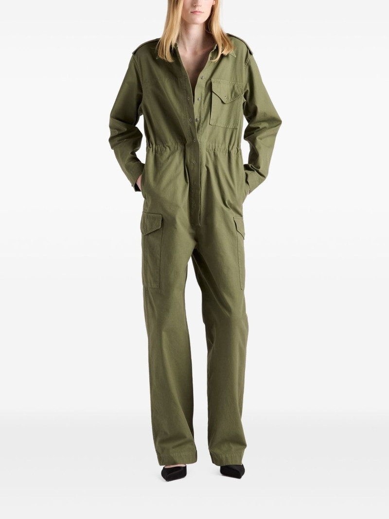 Prada Panama cotton jumpsuit outlook