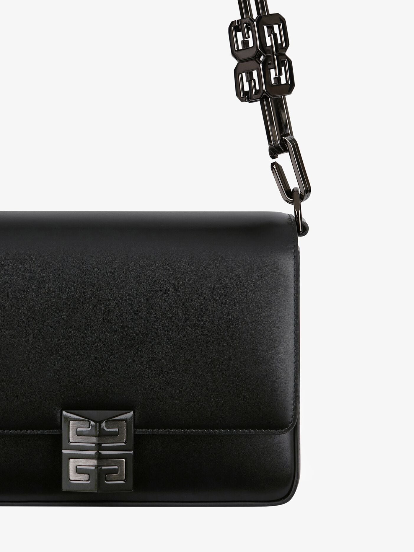 MEDIUM 4G BAG IN BOX LEATHER WITH CHAIN - 6