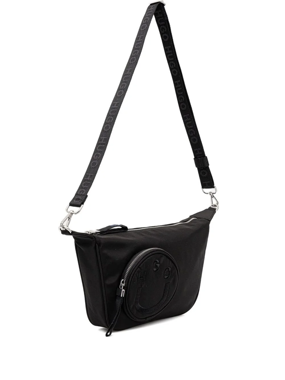 Happy Hugo zip-top shoulder bag - 1