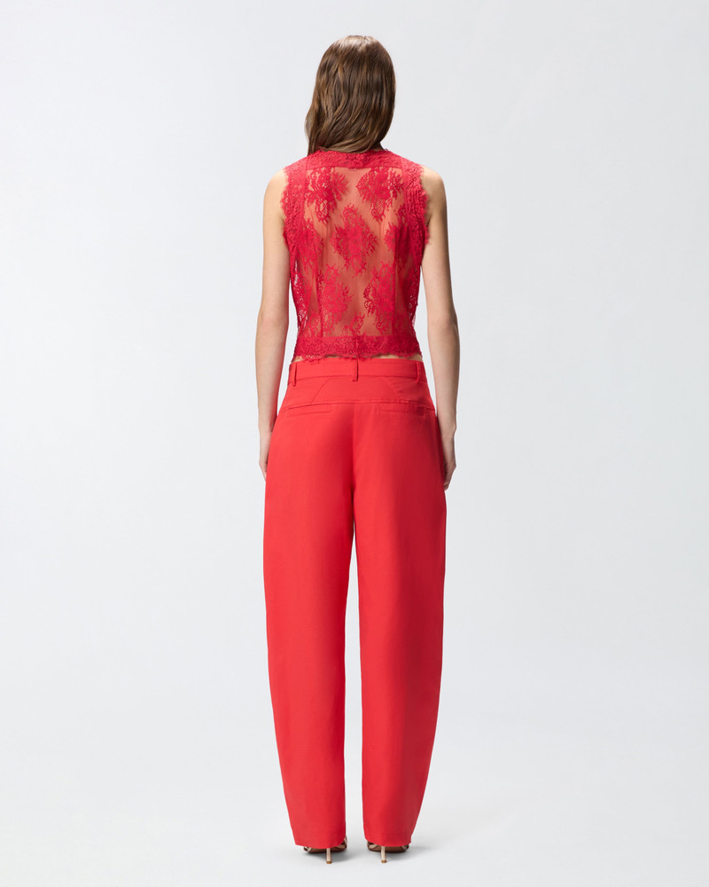 FLORAL VALENCIENNES LACE VEST 5