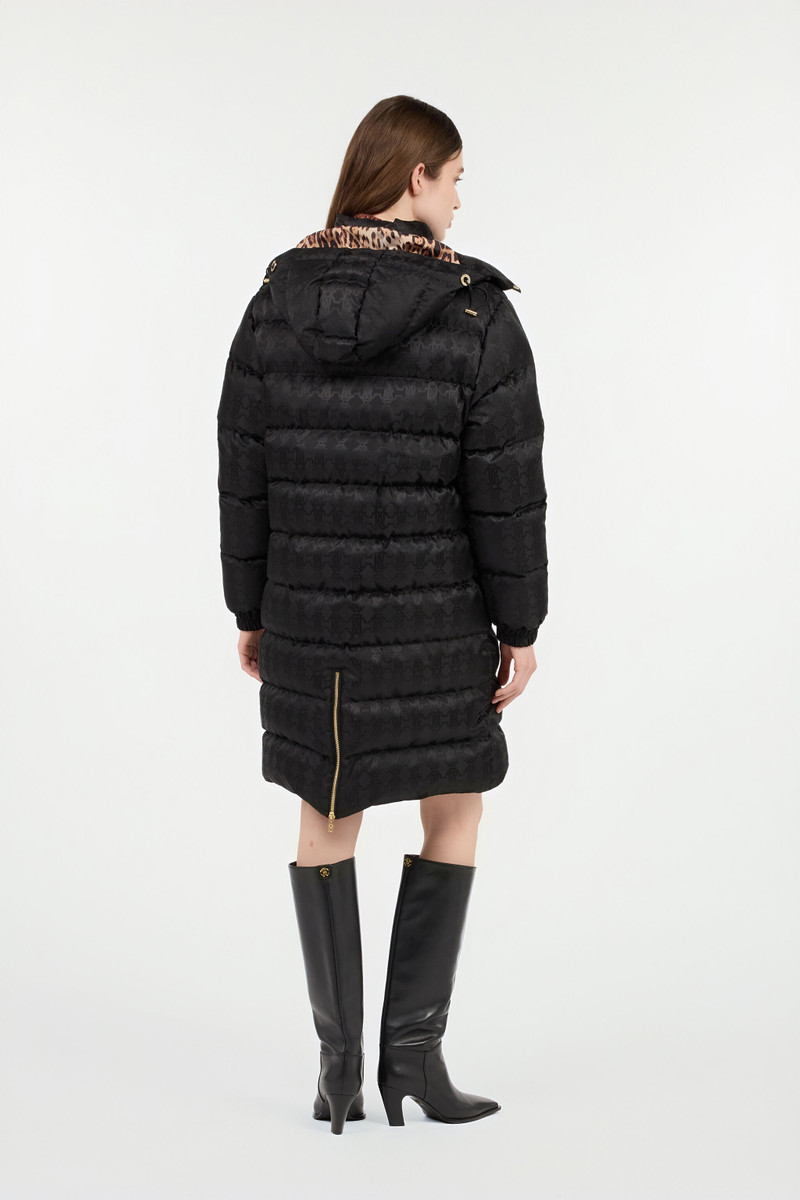 Black Monogram RC Long Down Jacket 4