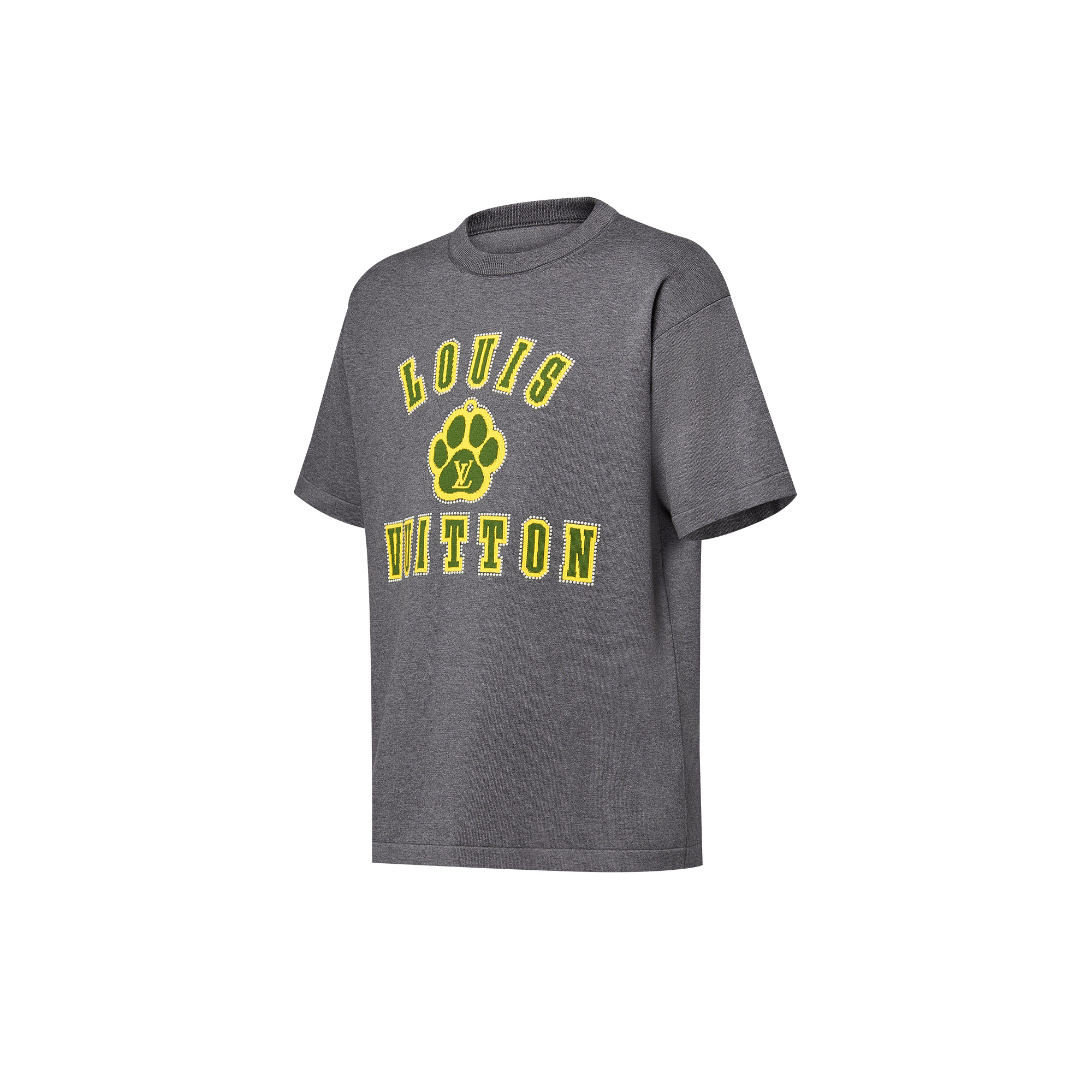 Embellished Short-Sleeved Cotton Crewneck - 2