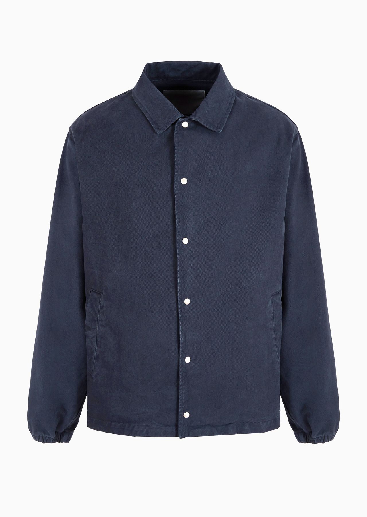 Emporio Armani Sustainability Values Capsule Collection garment-dyed organic bull blouson - 1
