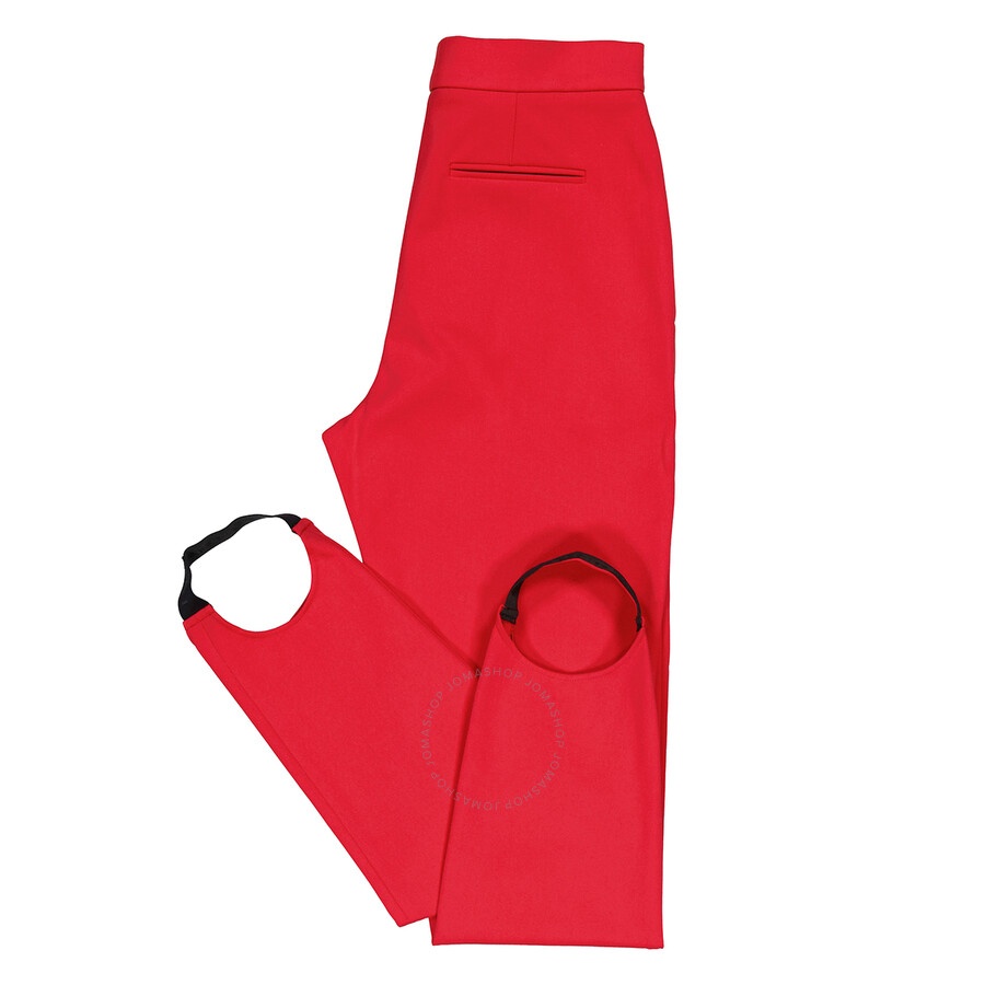 Burberry Ladies High Waisted Jodhpurs In Bright Red - 7