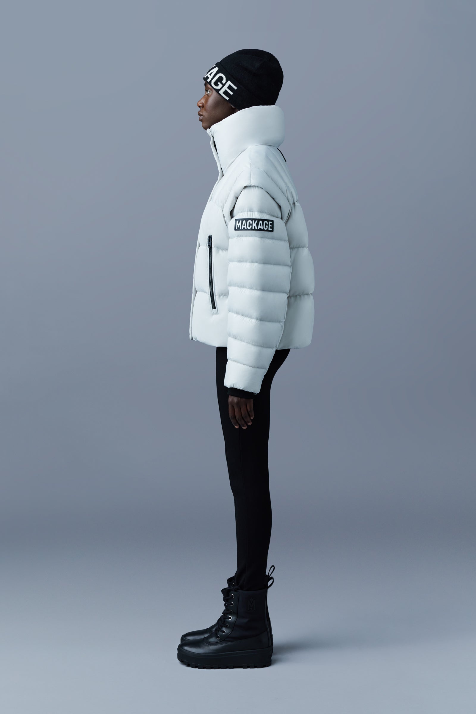 VESNA 2-in-1 matte light down jacket for ladies - 3