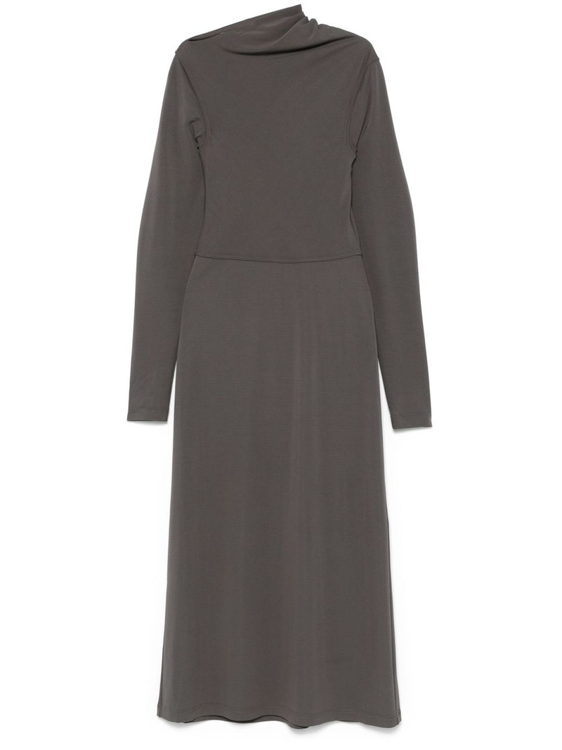 draped jersey dress 1