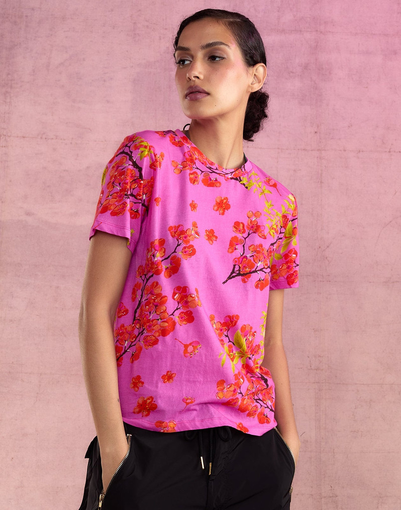 CYNTHIA ROWLEY Bloom Tee outlook