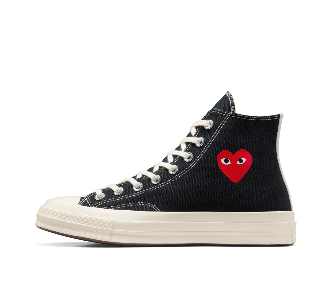 Small Red Heart Chuck Taylor High Top - 2