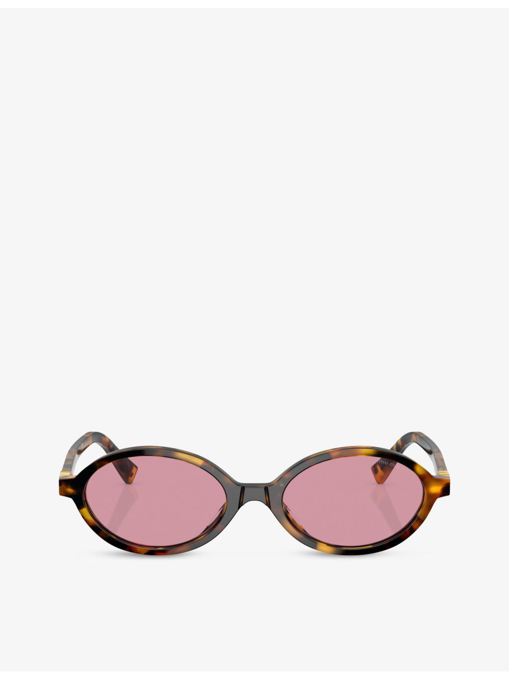 MU 04ZS oval-frame acetate sunglasses - 1