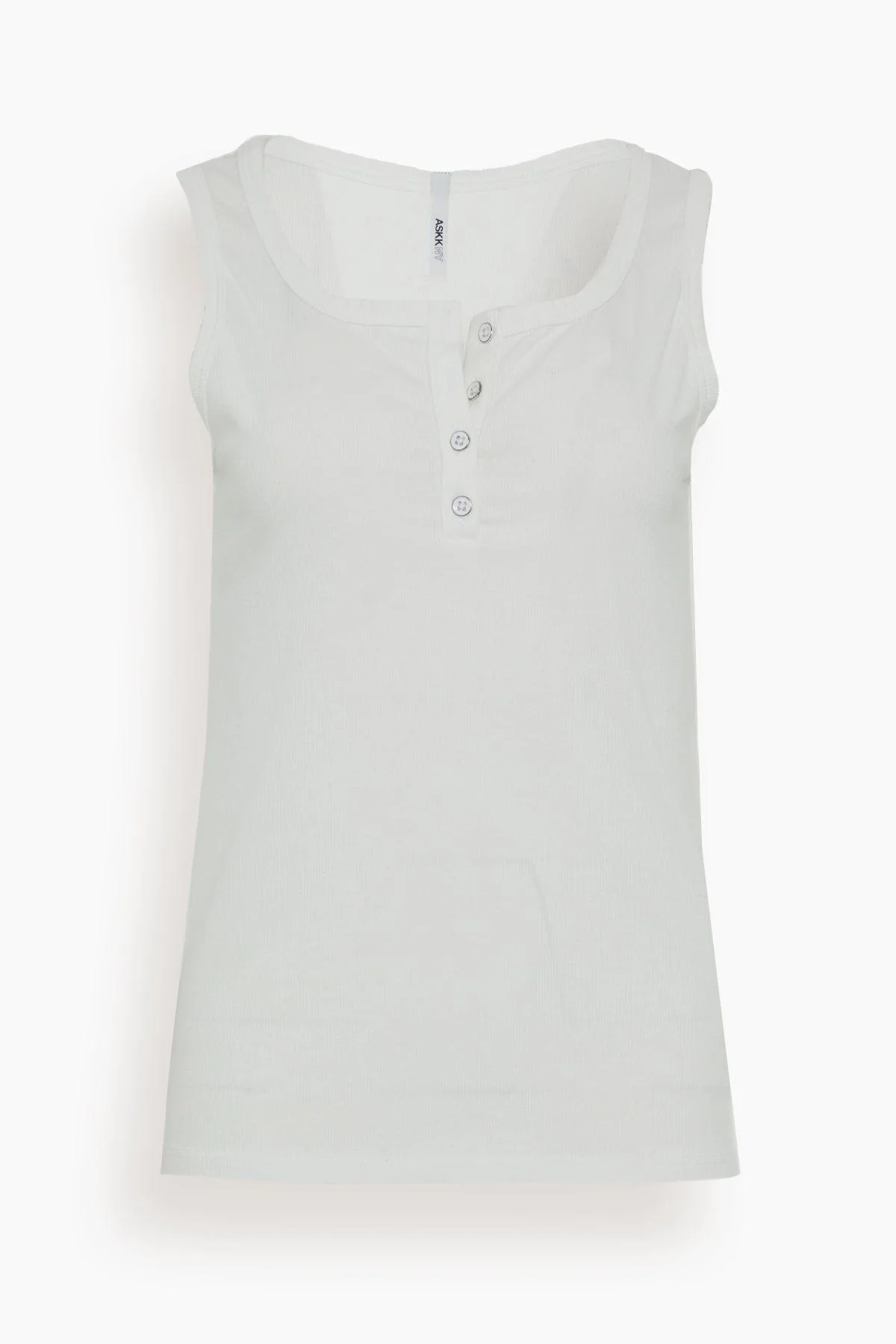 Henley Tank in Ivory - 1