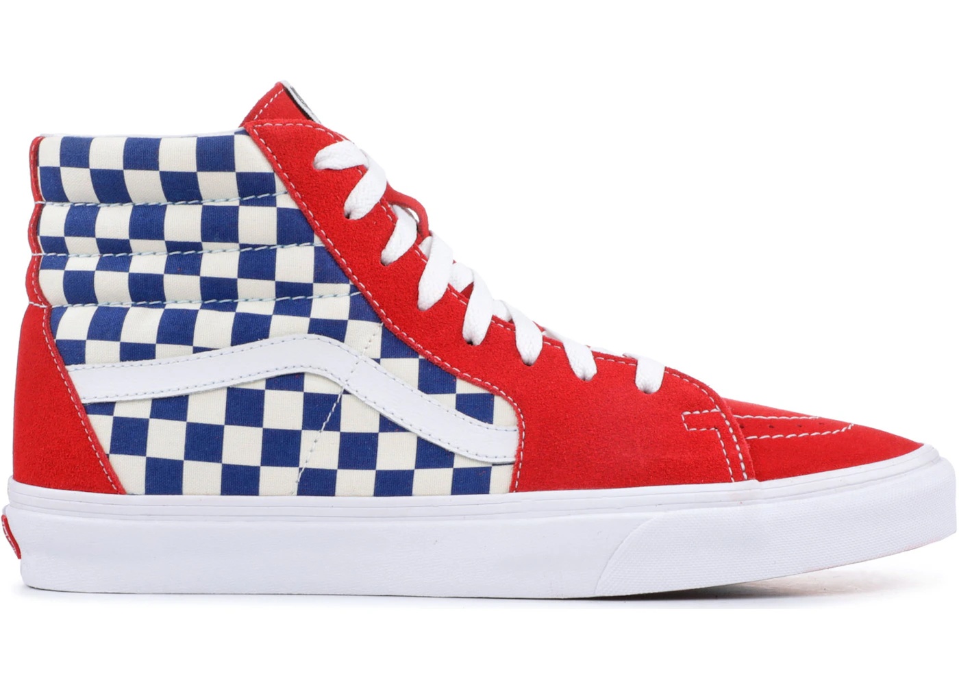 Vans Sk8-Hi BMX Checkerboard True Blue Red - 1