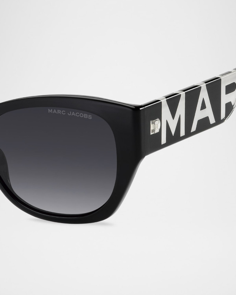 Marc Jacobs Acetate Rectangle Sunglasses outlook