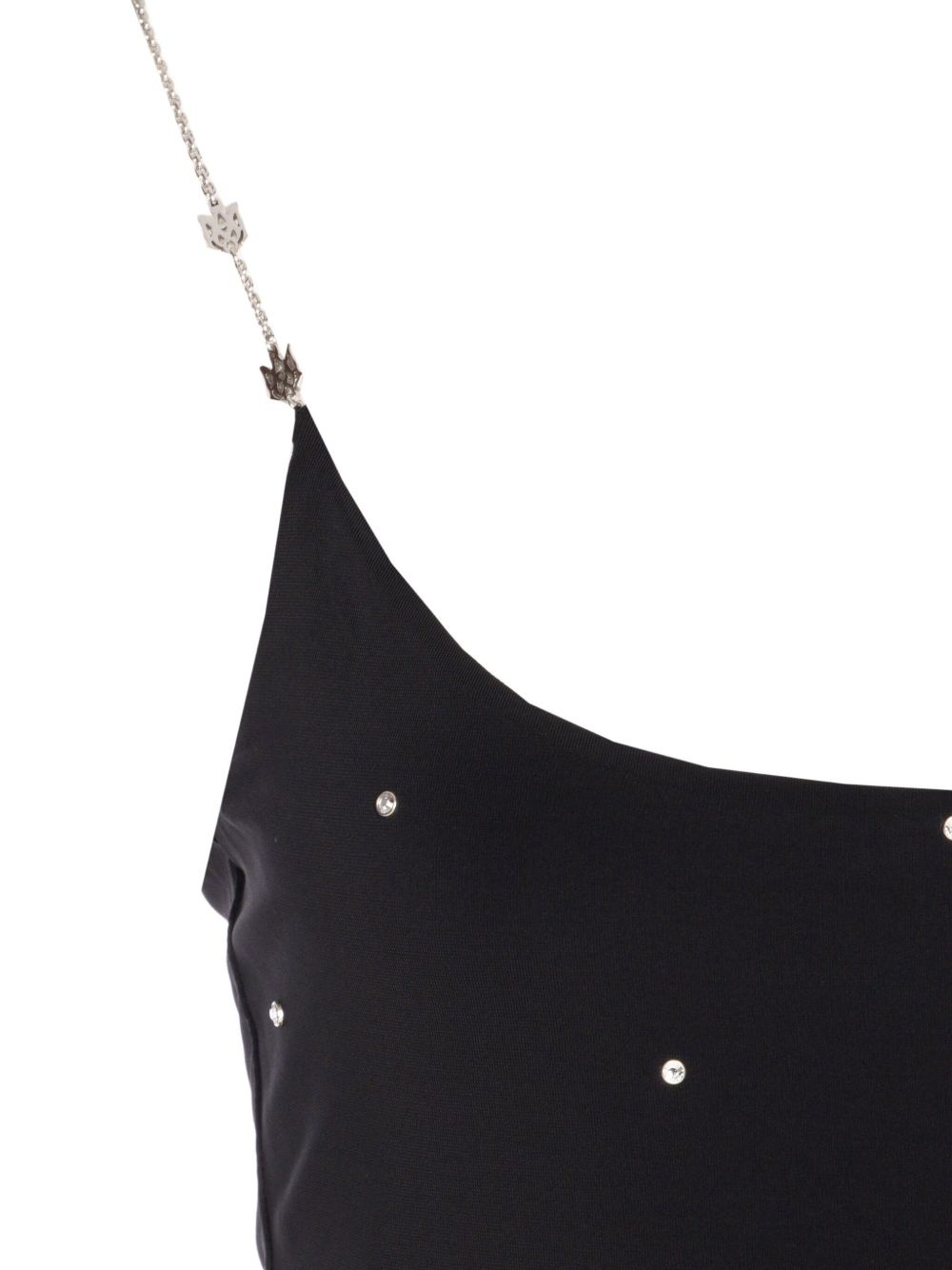 crystal-embellished mini dress - 3
