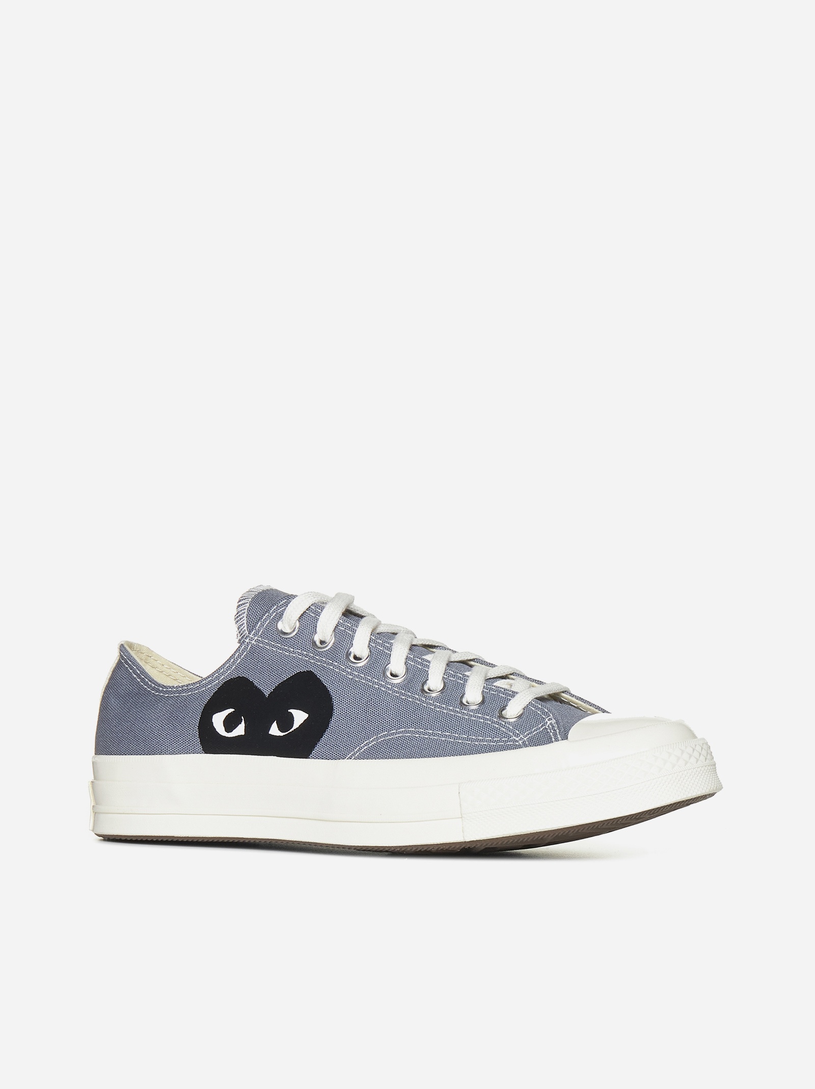 Heart low-top canvas sneakers - 2