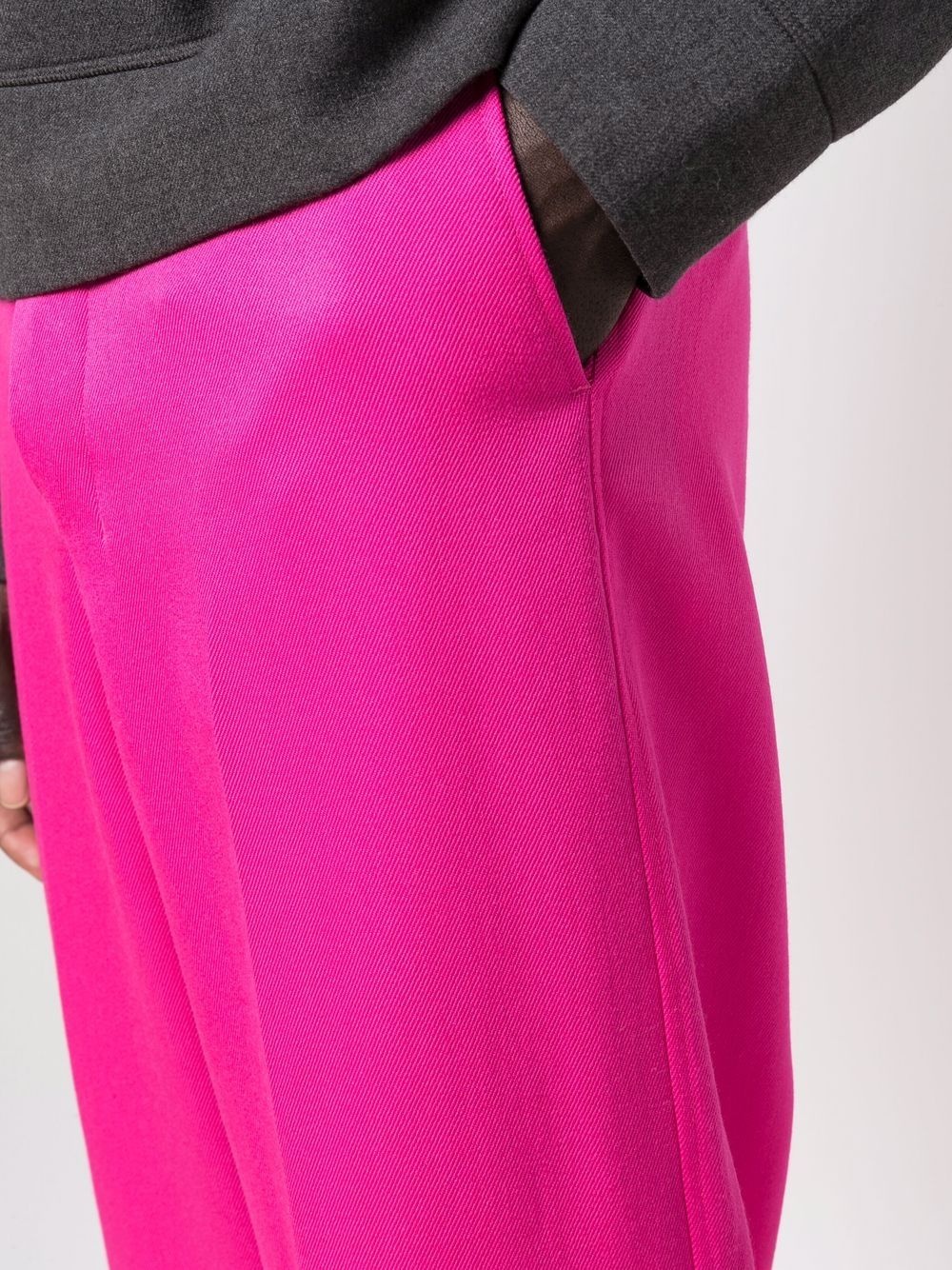 wide-leg tailored trousers - 6