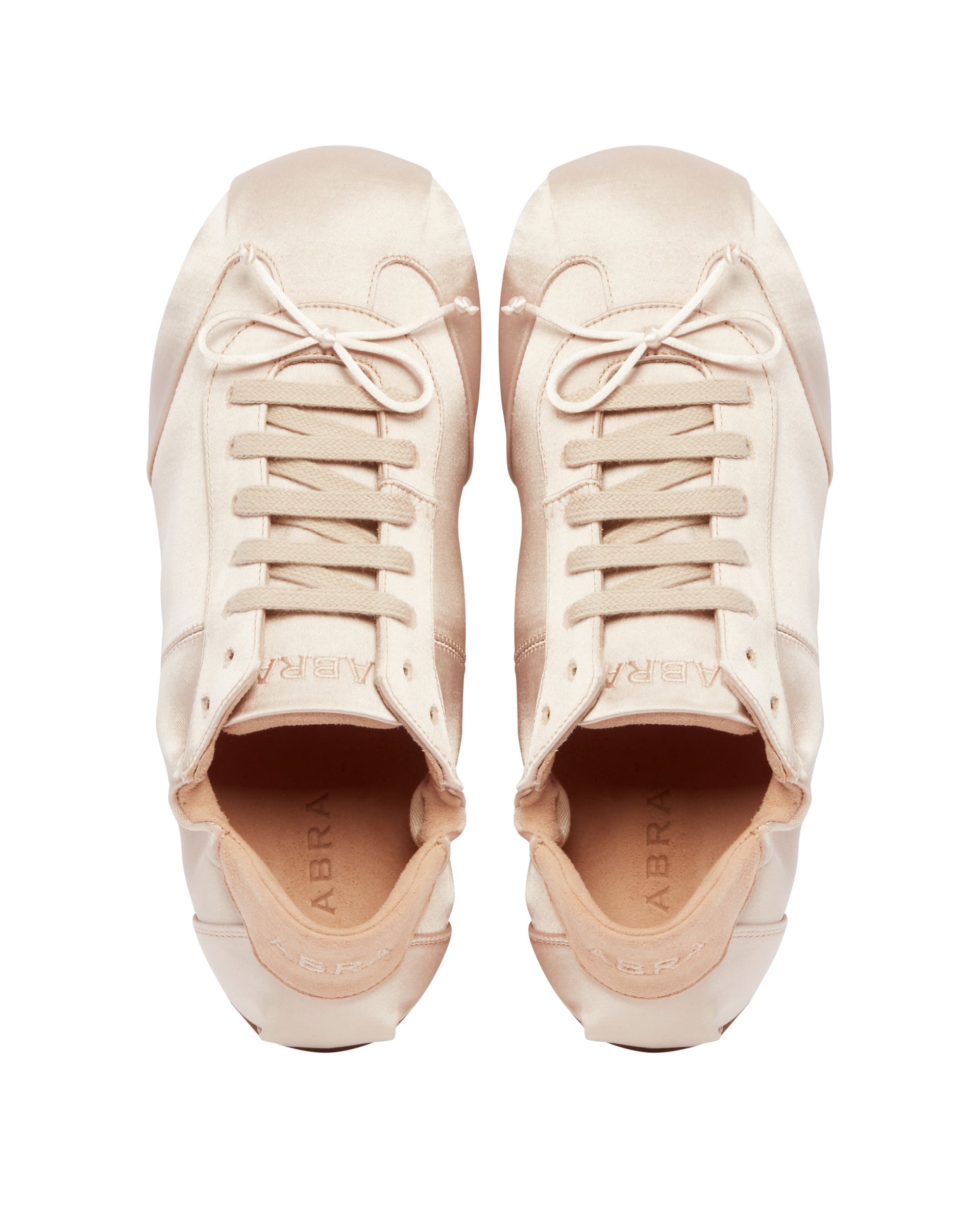 【関税込み】ABRA タン Ballerina スニーカー ABRA Beige Ballerina Sneakers | antonia | REVERSIBLE
