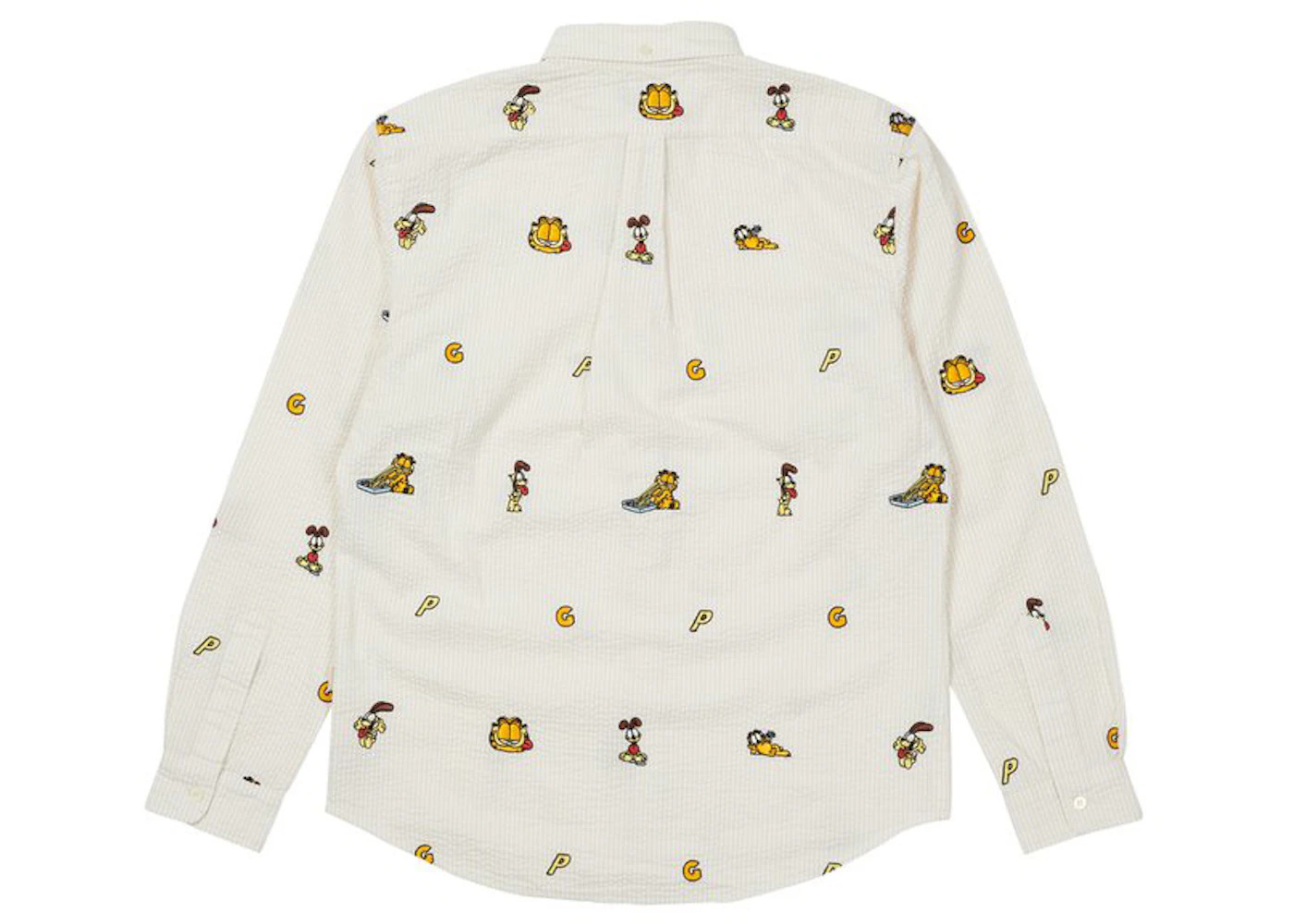Palace Garfield Boojie Shirt Beige/White - 2