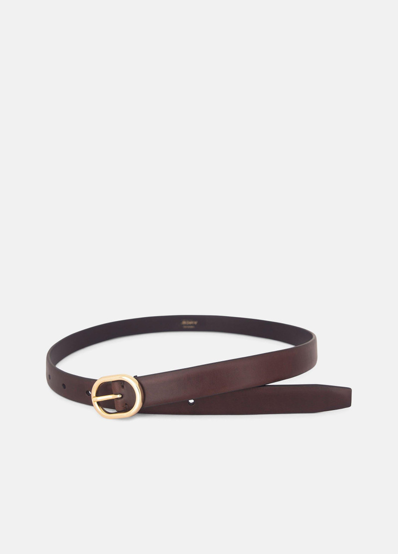 Vince Women's 20mm Spazzolato Leather Belt outlook