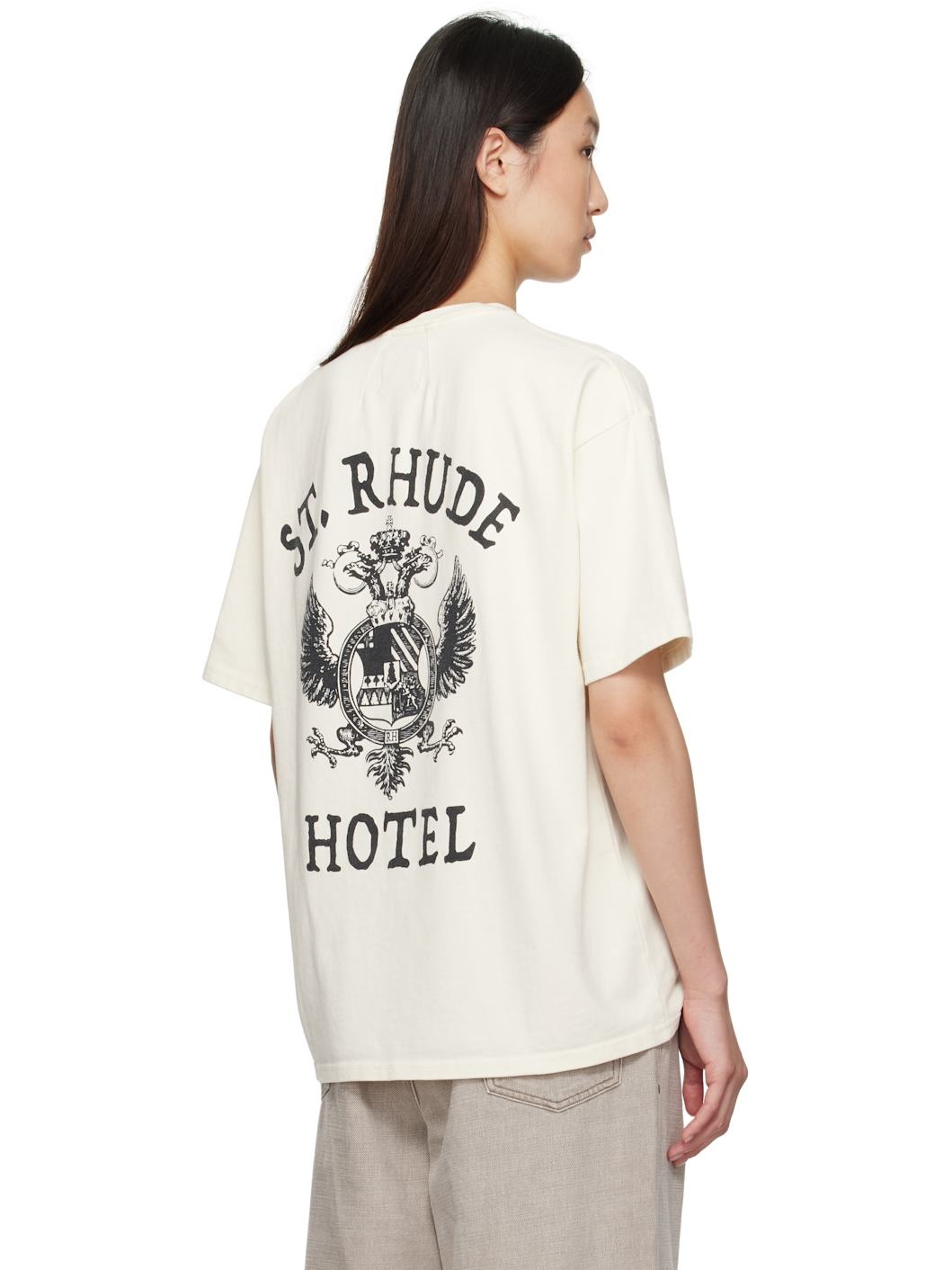 Off-White 'St. Rhude' Seal T-shirt - 3