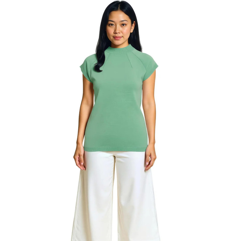 132 5. ISSEY MIYAKE Darted Knit Top outlook