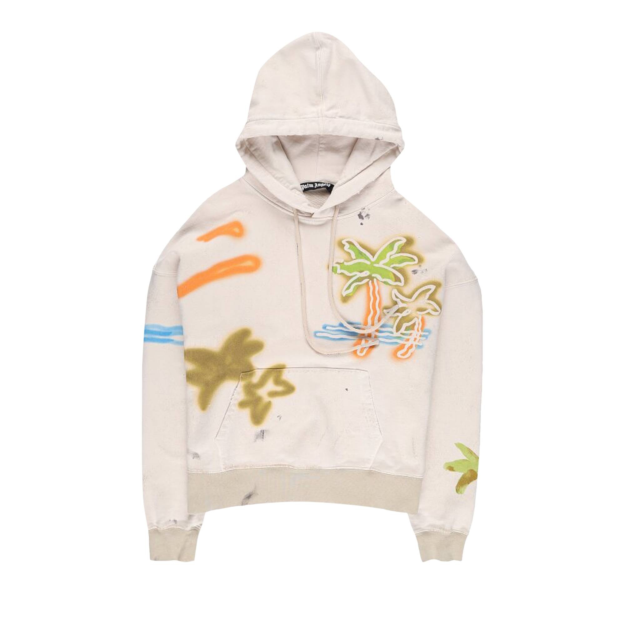 Palm Angels Palm Neon Hoodie 'Off White/Multicolor' - 1