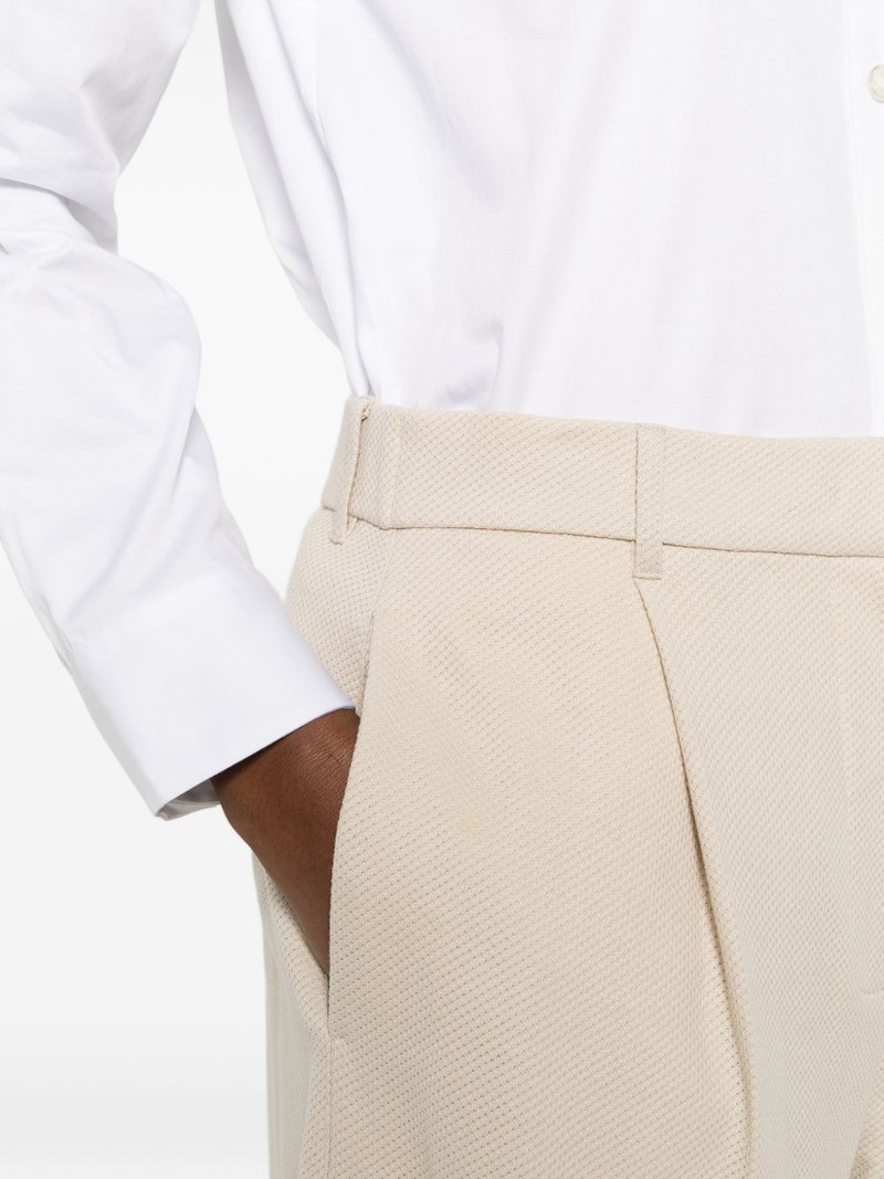 textured wide leg trousers 5