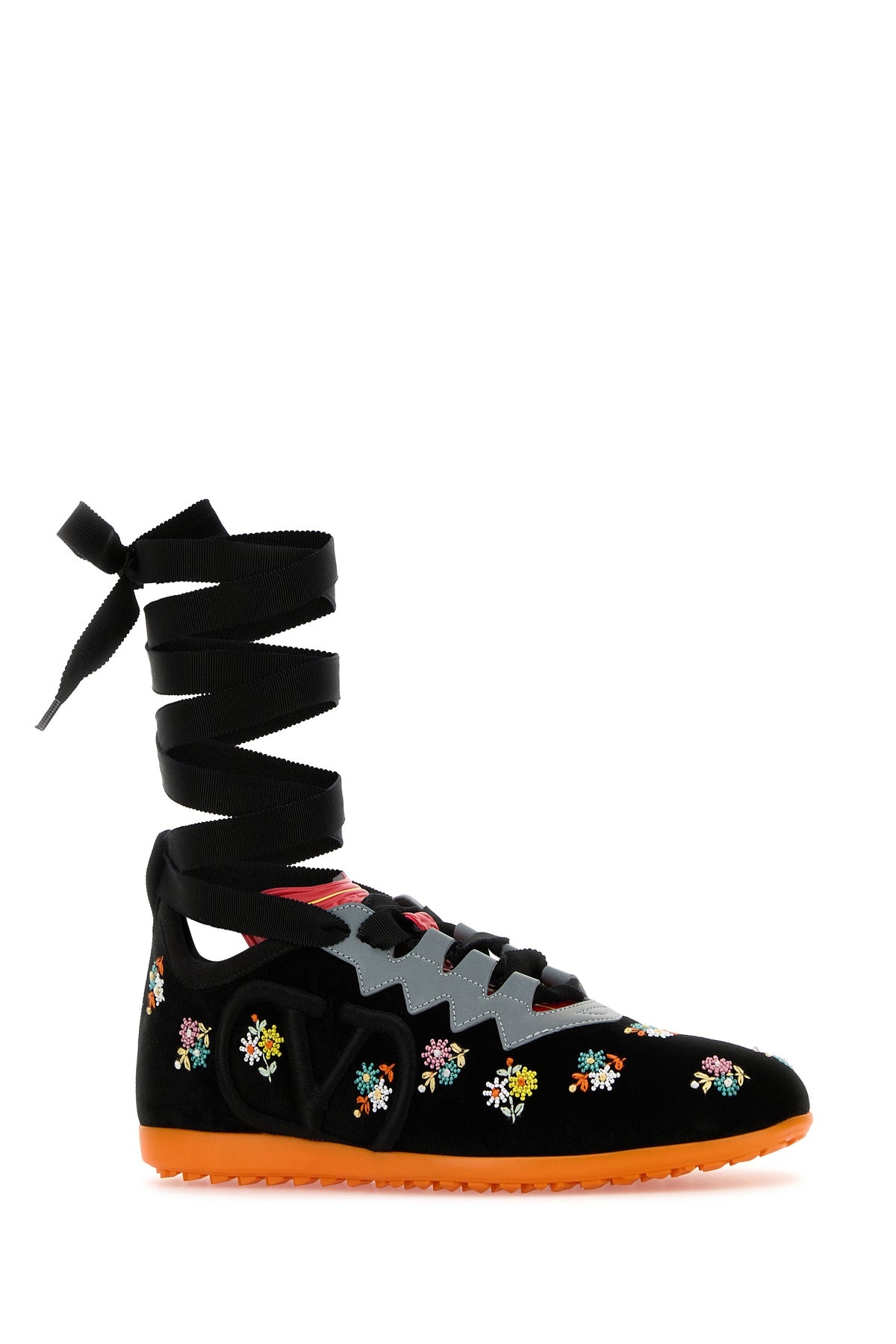 Black velvet Chromathon sneakers - 2