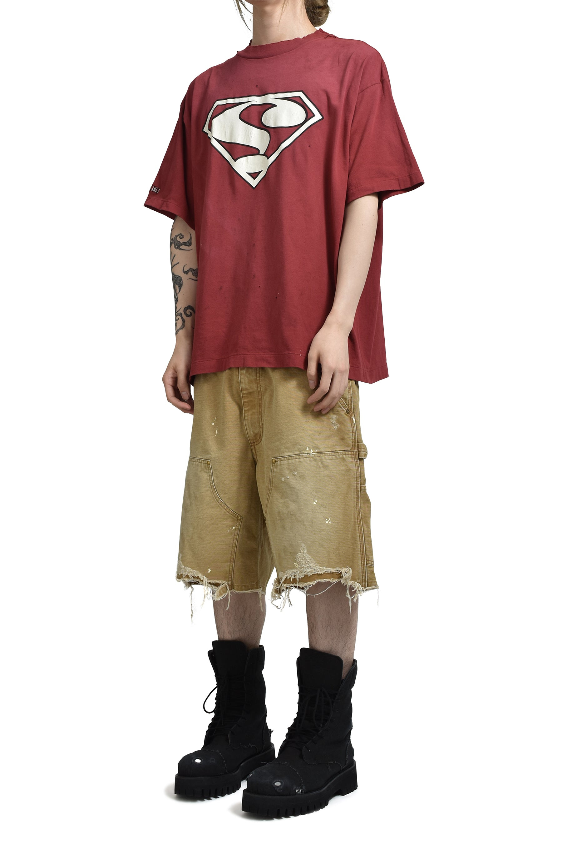 DOUBLE KNEE SHORTS / BEI - 4