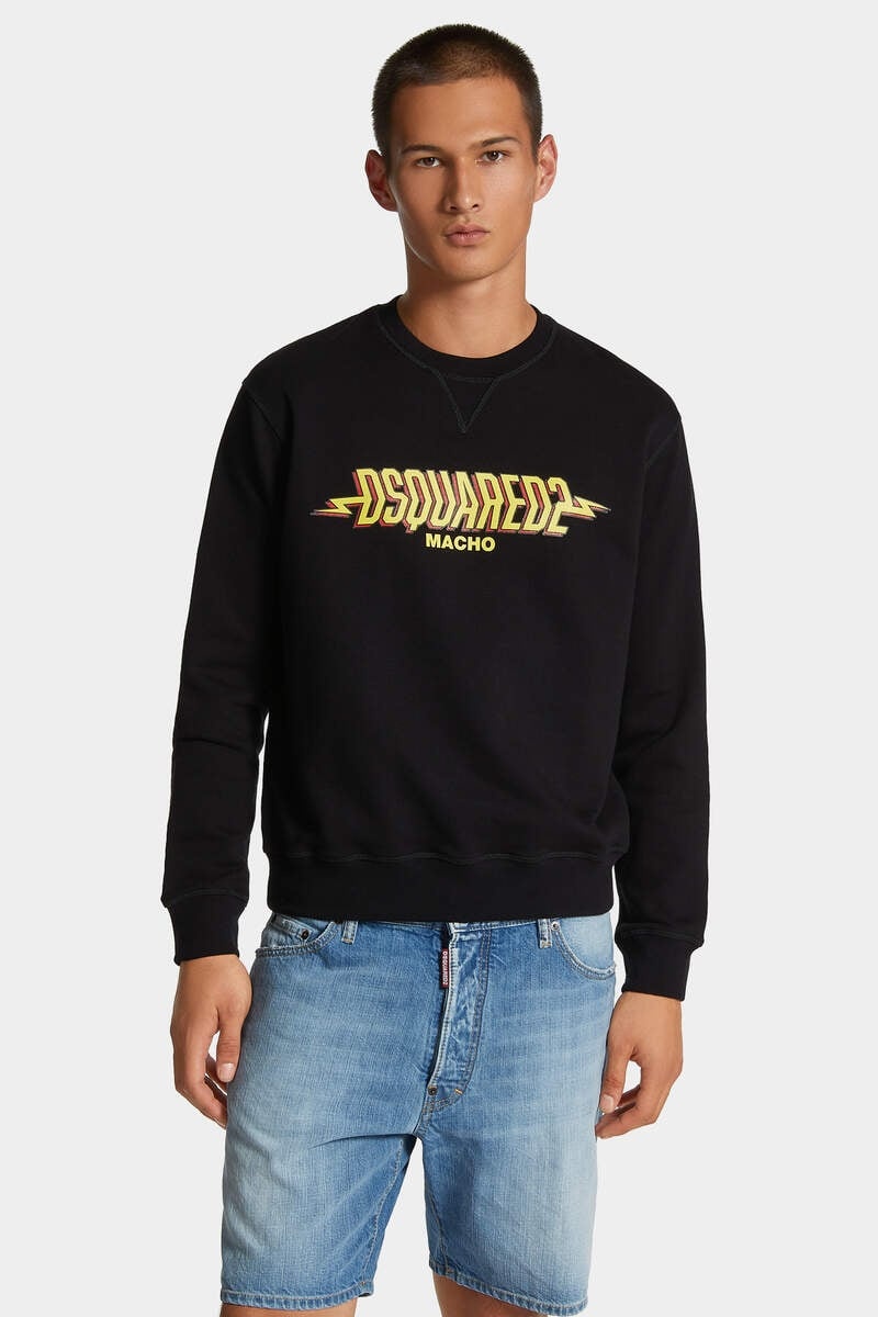WASH COOL FIT CREWNECK MACHO SWEATSHIRT - 3