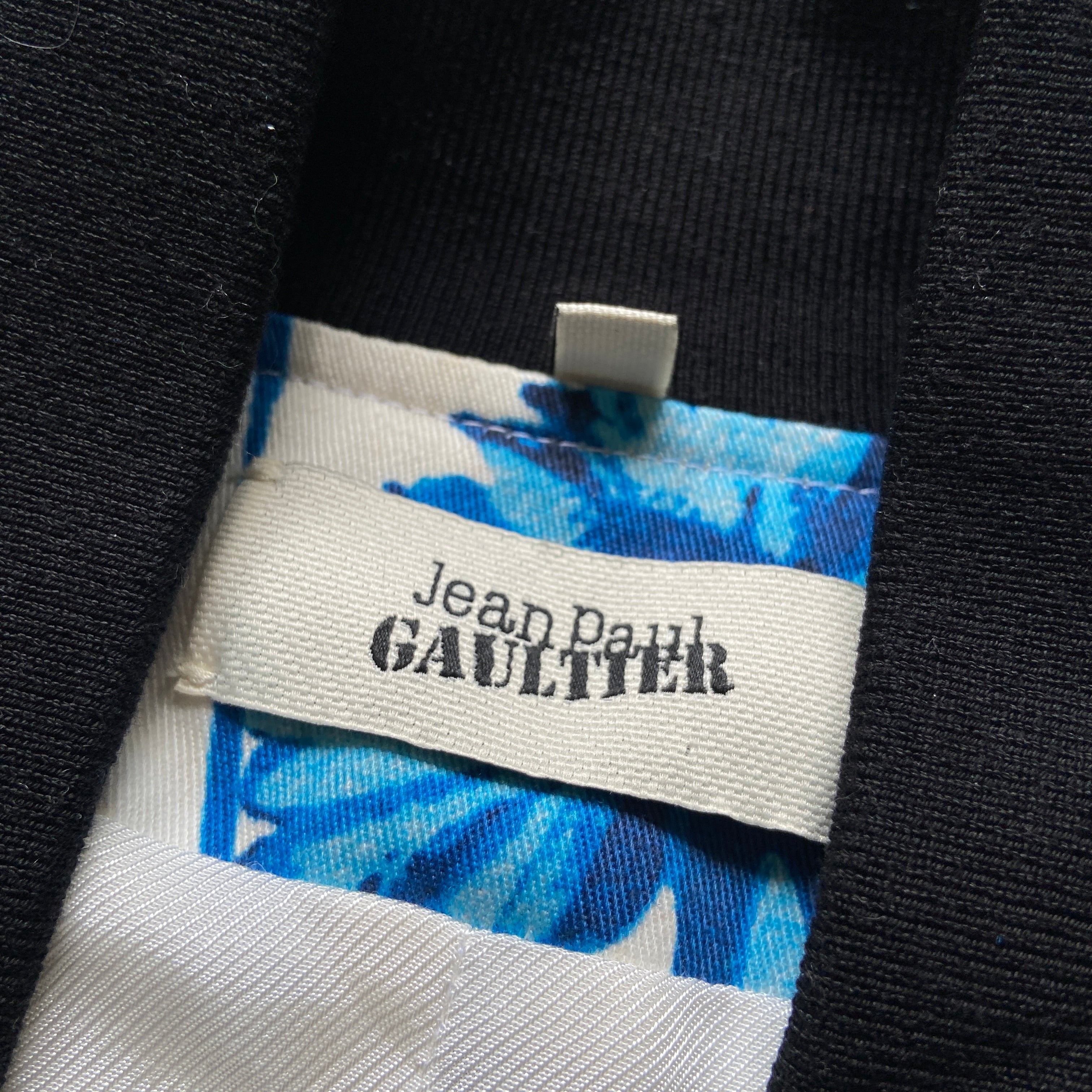 Jean paul Gaultier ss15 blue floral paint jacket 40 - 12