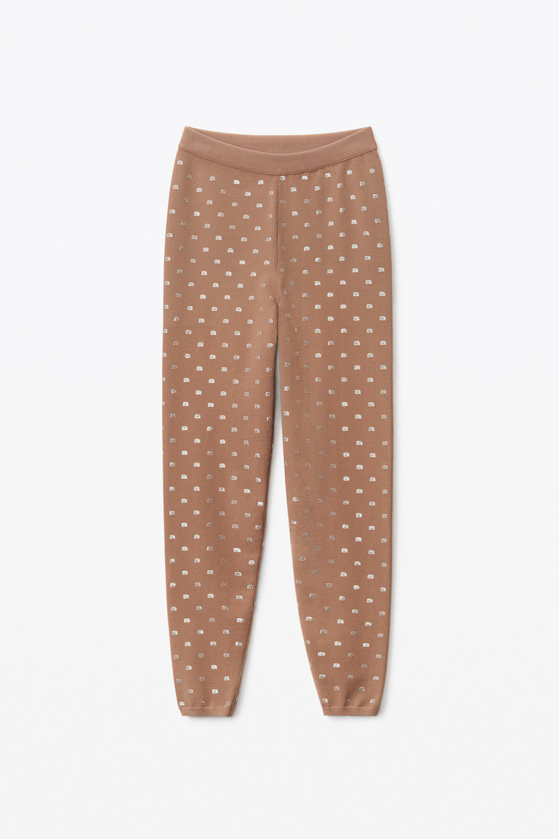 HOTFIX LOGO LEGGING IN CRYSTAL NYLON 1