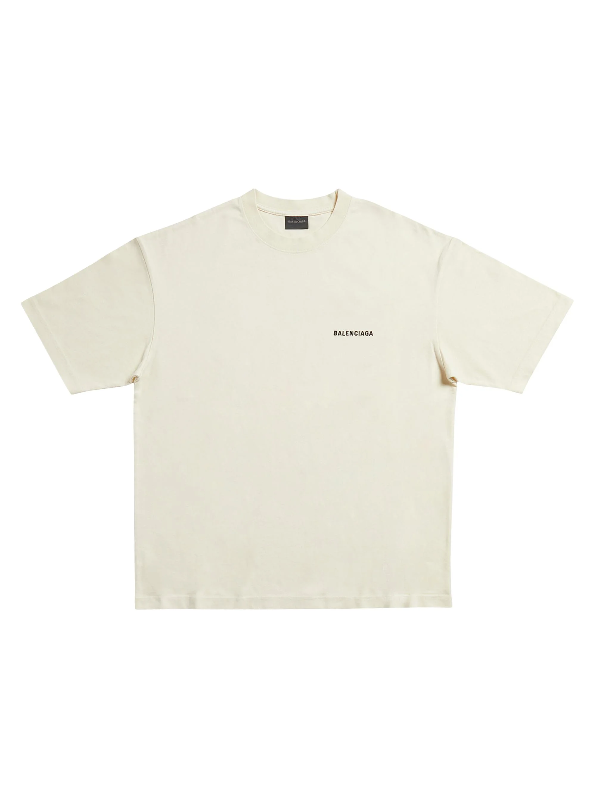 Unisex T-shirt Regular Fit - Cream - 1