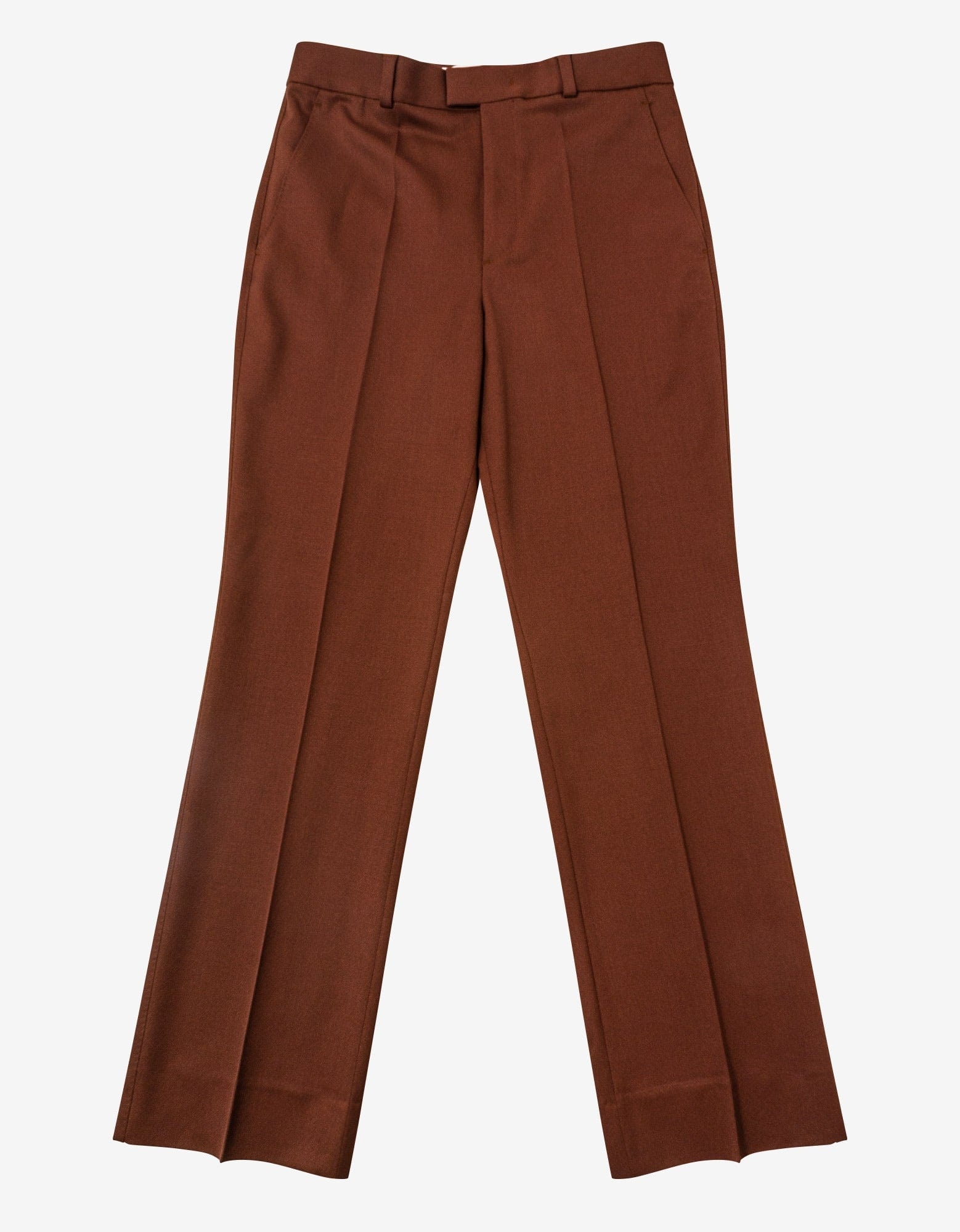 Brown Wool Trousers - 1