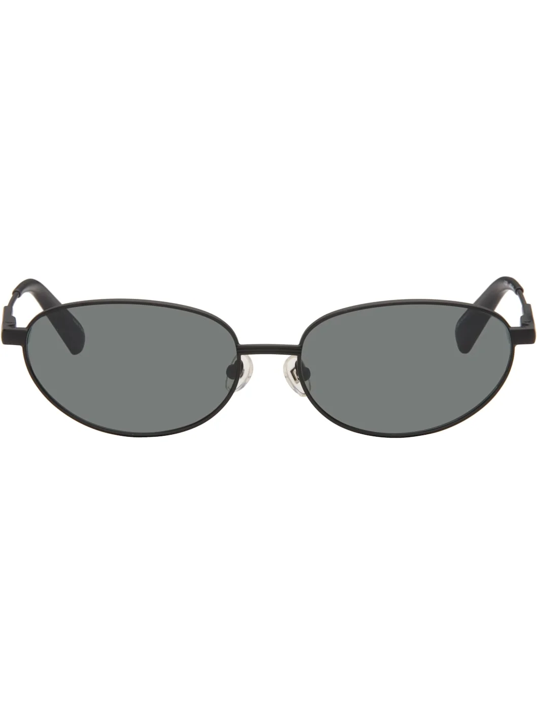 Black Linda Farrow Edition 'The Alba' Sunglasses - 1