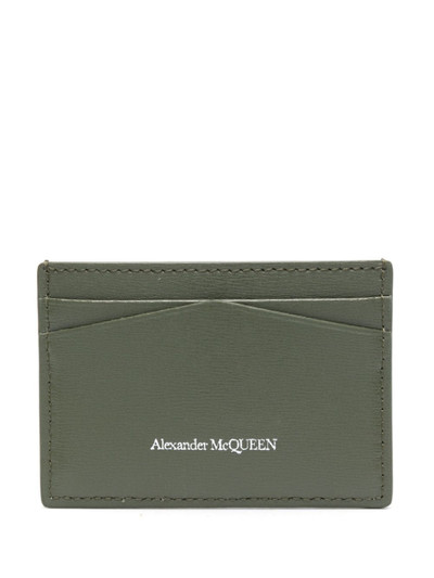 Alexander McQueen Skull leather card holder outlook
