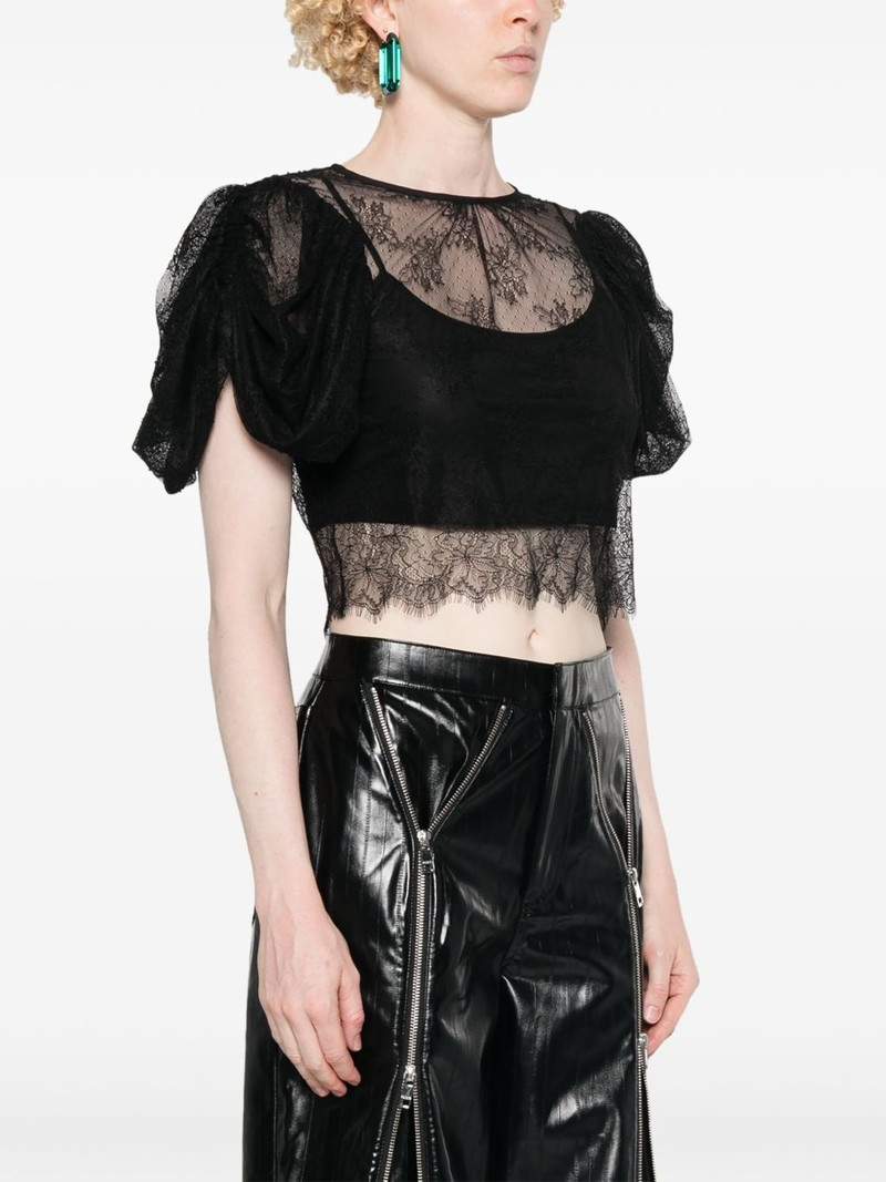 puff-sleeves lace blouse 3