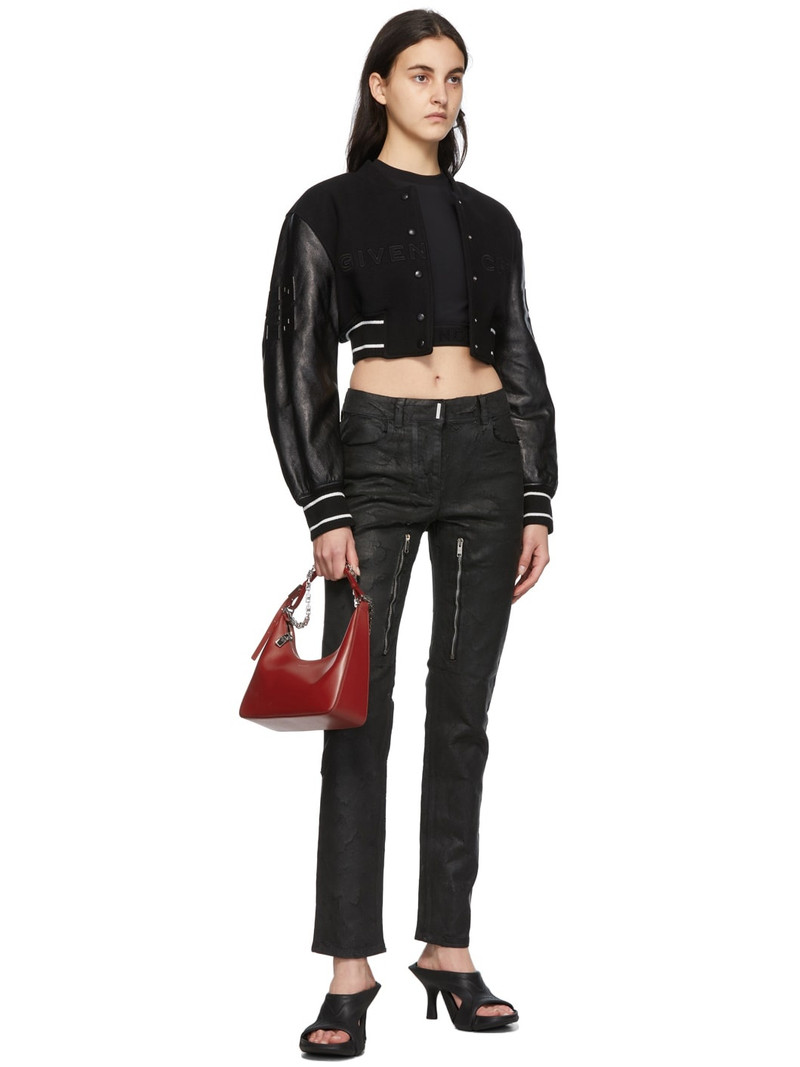 Givenchy Black Zip Jeans outlook