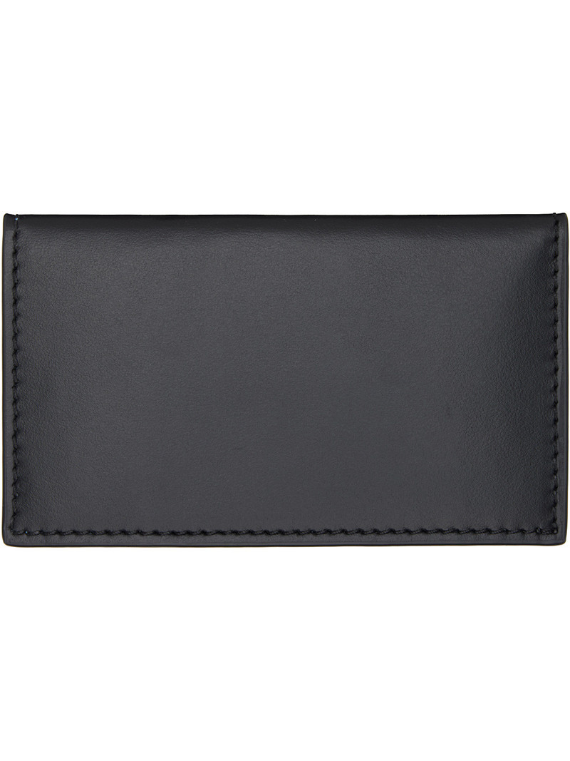Lanvin Black & Brown 'Catch By Lanvin' Two Fold Card Holder outlook