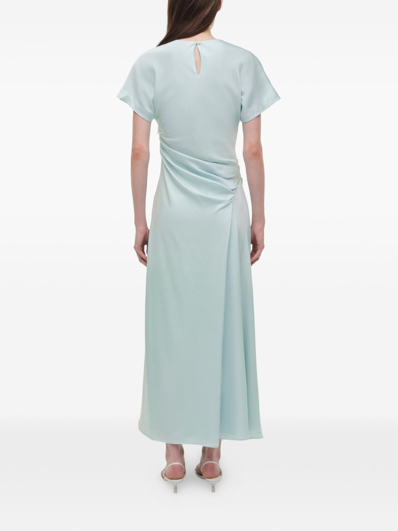 SIMKHAI Marabella side-gathered maxi dress outlook