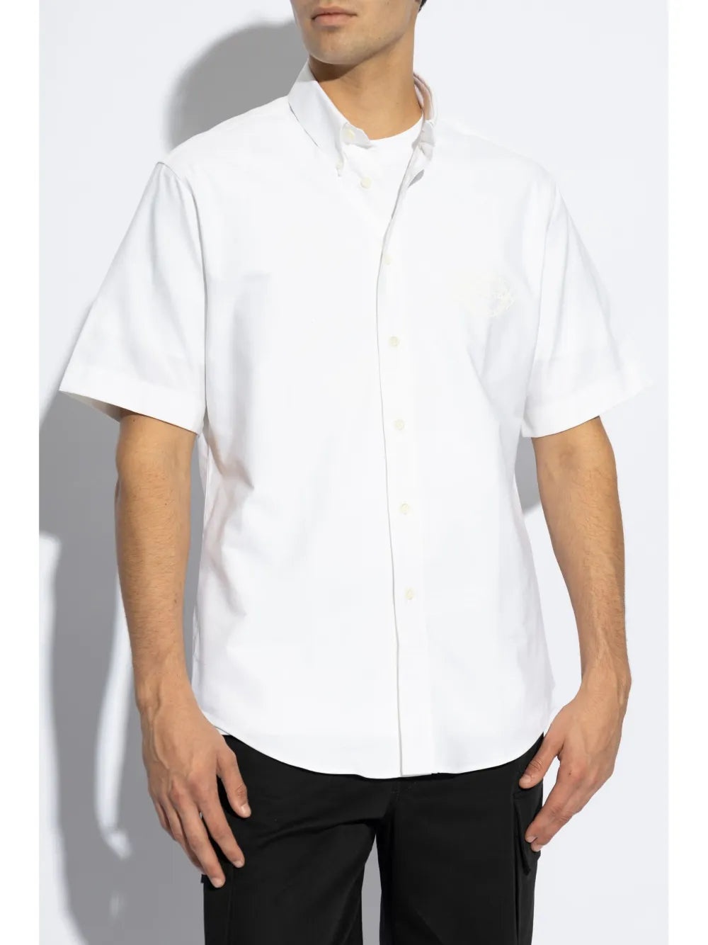 LOGO-EMBROIDERED SHIRT - 3