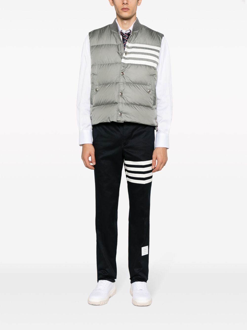 4-bar Matte Nylon Down Vest - 2