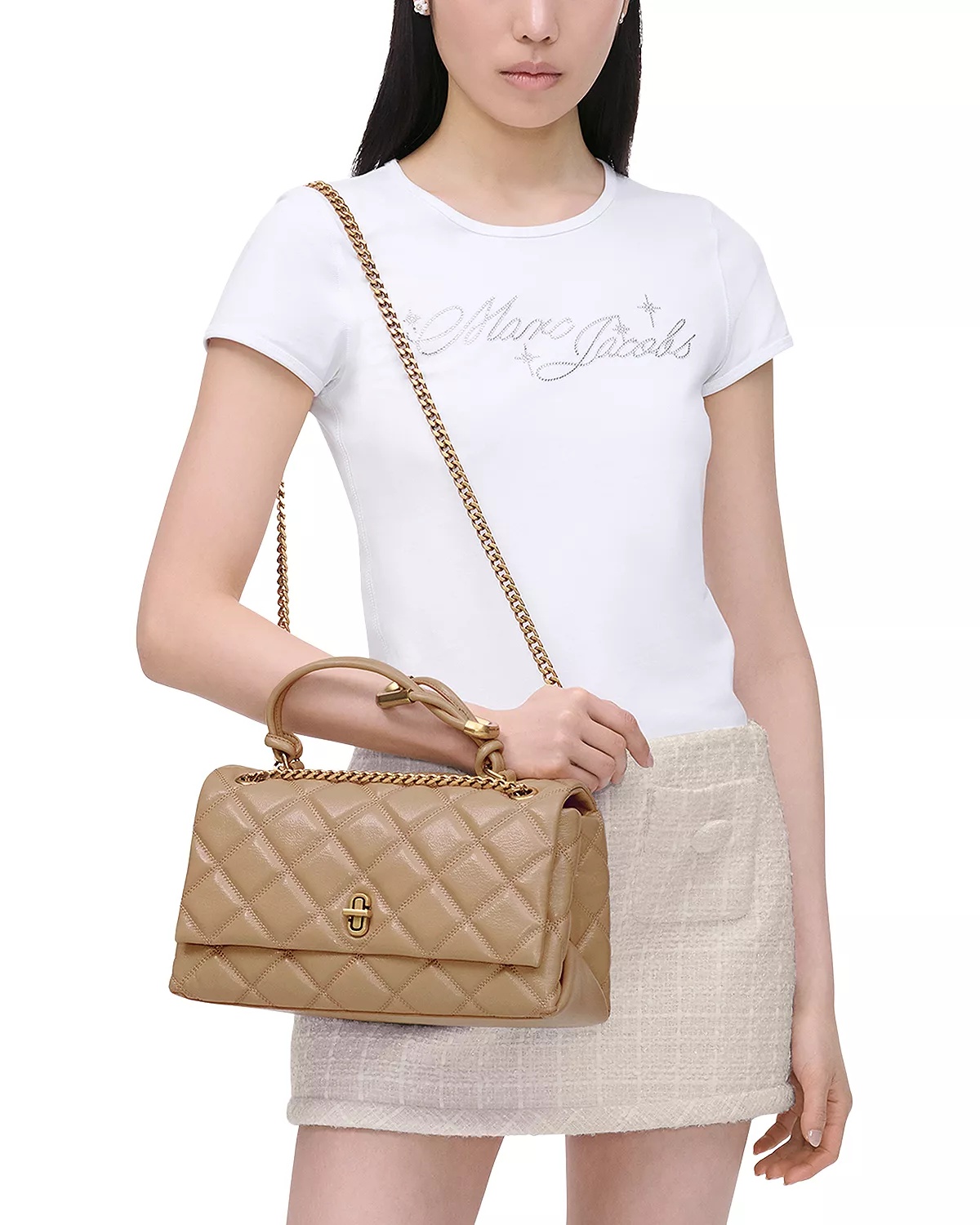 The Quilted Dual Convertible Shoulder Bag - 3