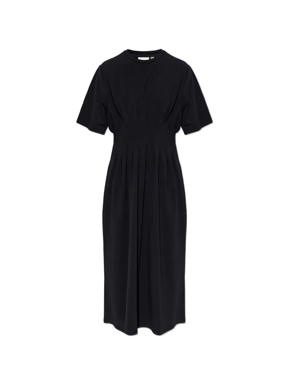 Gzinez pleated short-sleeve midi dress - 1